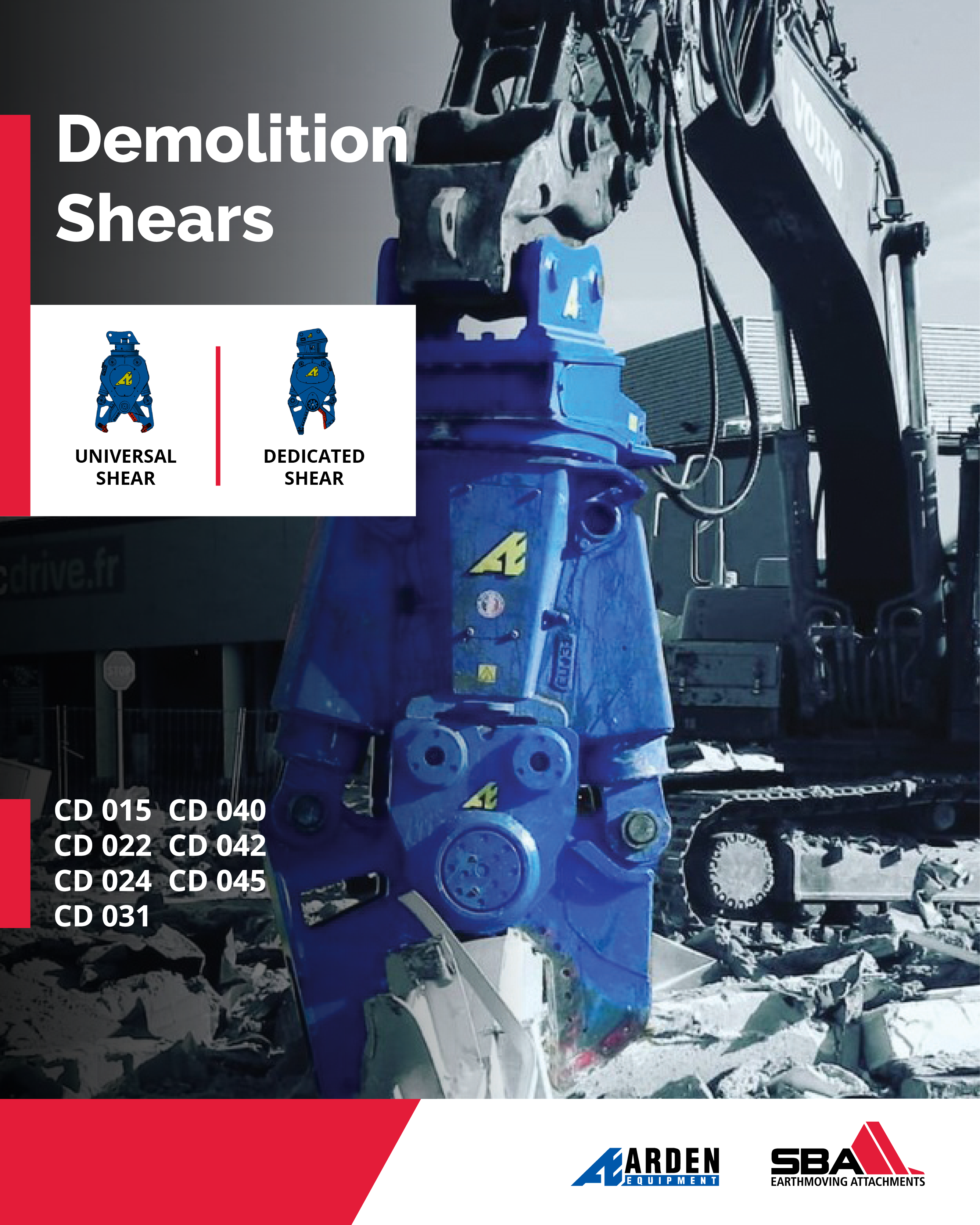 Demolition shears brochure